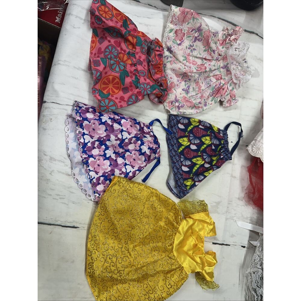 LOT of 5 doll clothes for Medium size dolls 6-12”